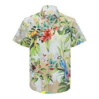 Muška modna proljetna ljetna casual s kratkim rukavima izrezane majice TOP bluza LEOTARD muškarci tiskani
