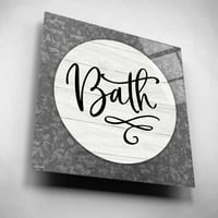 Epic Art 'Bath' by Kyra Brown, akril staklena zida Art, 12 x12