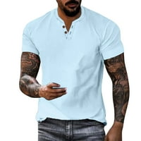Muške Thirts Ljetna casual košulja bluza bluza kratki rukav Isključite modnu majicu navratnika TOP-ov