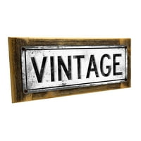 Uokvireni vintage 4 x12 metalni znak, zidni dekor za dom i ured