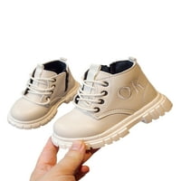 Unise Kids Ležerne cipele sa bočnim patentnim zatvaračem Combat Boot Lug Sole Boots Girls Boys Vodootporne