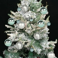 Pearl gudačke perle za božićno stablo božićno drvo omotač oko dekora čiste kristalni božićni ukrasi