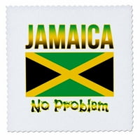 Nacionalna zastava ostrva Jamajka i fraza, bez problema QS-295587-6