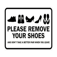 Klasični uokviren, uklonite svoj znak cipela - Veliki