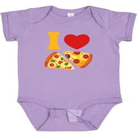 Inktastic volim pizza poklon baby boy ili baby girl bodysuit