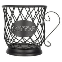 Košarica za kafu, čvrst Trstano otporna na multipusnu kafu Podul za kancelariju za ured za dom crni