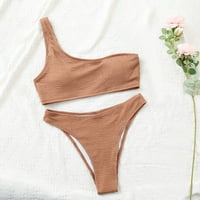 IDORAVAN kupaći kostim za žene čišćenje žena seksi sa podlogom prsa bez podzemnog ispisa visokog struka