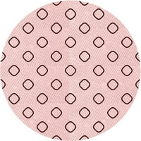 Ahgly Company u zatvorenom kvadratu uzorak ružičaste mjehuriće gume ružičaste prostirke, 8 'kvadrat
