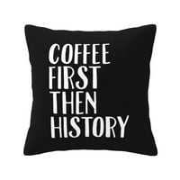Kafa prvo od povijesti bacanje jastuka za bacanje kućnog dekora ugodne obloge za jastuke za krevet na