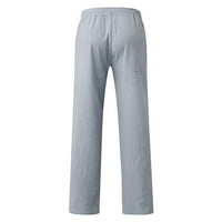 Muške hlače Ležerne prilike sa čvrstim kratkim duljinama ravnoj kratkoj džepnim hlačama za muškarce
