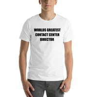 Najveći svjetski kontakt centar Direktor kratkog rukava pamučna majica s nedefiniranim poklonima