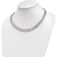 Sterling srebrna jbsp rodirana ogrlica s radom u Italiji QLF1123-18