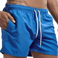 Glonme muškarci Ljetne kratke hlače Visoka struka Nacrta plaža Kratke hlače Ležerne prilike Mini pantalone