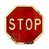 Prošlo vrijeme znakovi PS Stop potpisuju ulični znakovi prilagođeni metalni oblik - lbs
