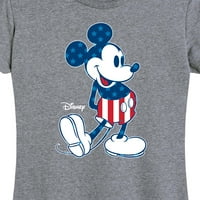 Disney - Americana - Mickey Flag uzorak - Grafička majica kratkih rukava