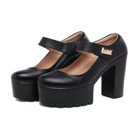 Lumento dame pumpe za gležnjeve Mary Jane Heels High potpetica haljina cipele modna casual comfort platforma