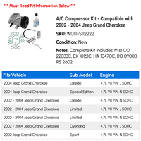 C Kompresor komplet - kompatibilan sa - Jeep Grand Cherokee 2003