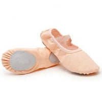 Baywell Girls Ballet Dance cipele za mališani mali dijete Big Kid, puni potplat bez baletnih papuča