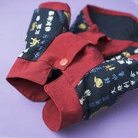 Odjeća za pse, odjeća za kućne ljubimce svijetla u boji Tanga odijelo kineski novogodišnji stil višestruki