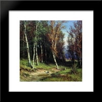 Šuma prije oluje uokvirene umjetnosti Ivan Shishkin
