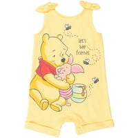 Disney Winnie The Pooh novorođenčad Dječja djevojaka Snap Romper i Headband Newborn u Toddler