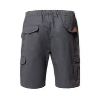 Giligiliso muške plus veličine Teretne kratke hlače sa više džepova opuštene ljetne hlače za plažu hlače