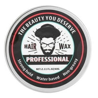 Vosak za kosu, prirodni frizing styling vosak, 60g frizerski stiling Pomada koja traje kose modeliranje wa kose gline kovrčava kosa za kosu