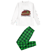 Usklađivanje PJS Plus Veličina Božić pidžama Organski pamučni božićni božićni praznični odmor Flannel