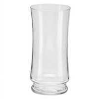 Clear Glass D Vase