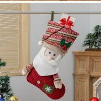 Božićni ukrasi čišćenje Santa Claus Snjegović poklon čarape božićne ukrase poklon torba Božićni privjesak