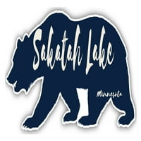 Sakatah Lake Minnesota Suvenir Vinil naljepnica naljepnica Bear Disight
