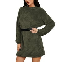 Advoicd džemper oblači ženska gumba za dugih rukava s dugim rukavima niz pleteni kardigan