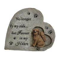 Pas pas Memorijalni kamen gubitak kućnog ljubimca Simpatija sjećanja Pokloni Greestone Dekoracija
