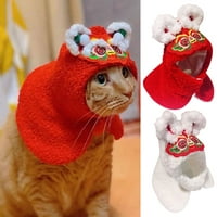 Visland Pet Cloak PET kostim Poncho Cape zadebljani vezeni zimski pribor za ljubimce za jesen, Cosplay