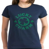 Cafepress - Vintage Lucky Charm - Ženska tamna majica
