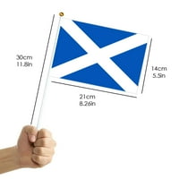 Dekor sobe Scotland Prozor zastava za ruku Holding Scotland Viseći mini ornament za ukrašavanje kuće