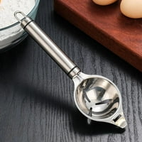 Tohuu separator žutila za duguljasti jaje bijeli separator hrana od jaje od jaje od jaje od nehrđajućeg čelika jaje sito kuhinja gadget kuhanje baker alat Ekstraktor jaja efikasno