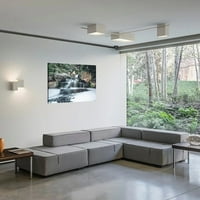 Šumski vodopad bez rastegljenog platna zidne umjetnosti, zamotana umjetnička djela modernog doma za