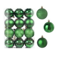 DaiosportSwear Christmas Ornament Ornament Privjesak za zabavu Oprema za oblaganje plastične lopte 1.57in