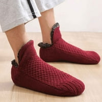 Ženske čarape unutarnje podne toplotne tkane tkane baršunaste unutrašnje papuče, toplotne papuče čarape