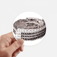 Colosseum u Rimu Italiji naljepnica za okruglim zidnim koferom za laptop