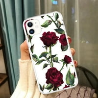 Slatki smiješni pokloni za muškarce ženske ruže cvijeće Estetske mobilne telefone za iPhone pro max