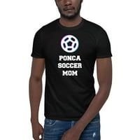 Tri ikona Ponca Soccer mama kratkih rukava pamučna majica po nedefiniranim poklonima