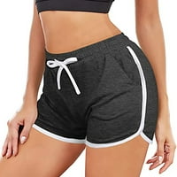 Ženske vruće hlače Shorts Yoga Dance Kratke hlače Sportske zbojene kratke hlače za ljetni atletski biciklistički