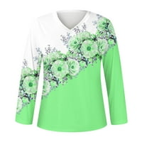 Svježe lansirane promocije Huachen dukserska haljina primijeti se ovom elegantnom bluzom s V-izrezom