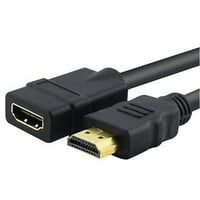 15ft 24AWG HDMI muški do ženskog produženog kabla Ethernet, CL2, Audio Return, 4K 3D i u zidu