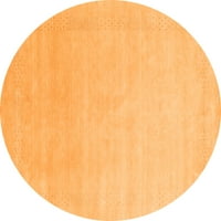 Ahgly Company u zatvorenom okruglom kruni narančasti modernim prostirkama područja, 8 'okruglica