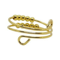 Do 65% popusta na nakit za amlbb za ženske prstenove perle zvona prilagođavaju spinners prstenovi za