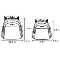 Glookwis Elementarni ruksak veliki kapacitet Daypack Multi džepovi Pešadačke torbe Višenamjenske dječake