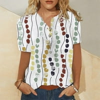 Lopecy-Stane bluze i majice na dugme na raspolaganju je rođendan za čišćenje Žene Ljeto casual majica